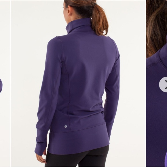 LULULEMON In Stride Jacket in Dense & Power purples. Size 4. GUC - Picture 3 of 16